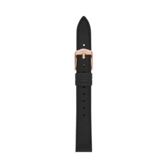 14 mm svart LiteHide™-läderrem