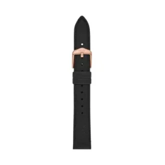 16 mm svart LiteHide™-läderarmband