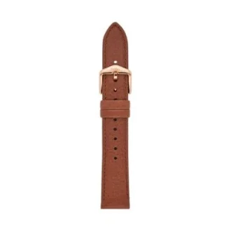 18 mm mellanbrunt LiteHide™-läderarmband 18 mm mellanbrunt LiteHide™-läderarmband