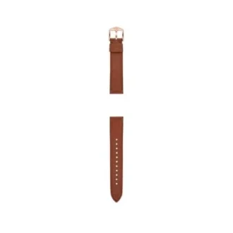 18 mm mellanbrunt LiteHide™-läderarmband 18 mm mellanbrunt LiteHide™-läderarmband
