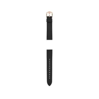 18 mm svart LiteHide™-läderrem 18 mm svart LiteHide™-läderrem