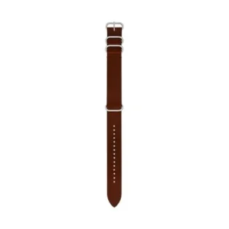 22 mm brunt läderarmband