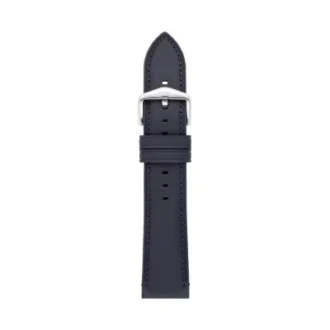 22 mm marinblå LiteHide™-läderrem