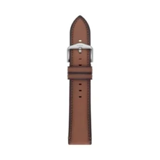 22 mm mellanbrunt LiteHide™-läderarmband