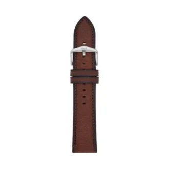22 mm mörkbrunt LiteHide™-läderarmband