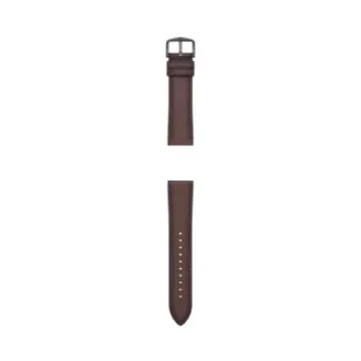 22 mm mörkbrunt LiteHide™-läderarmband