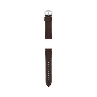22 mm mörkbrunt LiteHide™-läderarmband