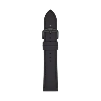 22 mm svart LiteHide™-läderrem