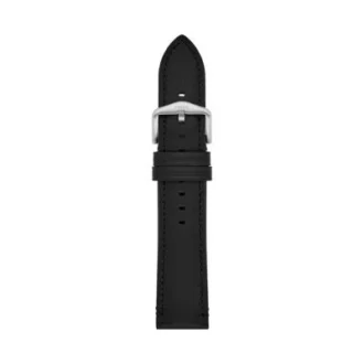 22 mm svart LiteHide™-läderrem