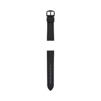 22 mm svart LiteHide™-läderrem