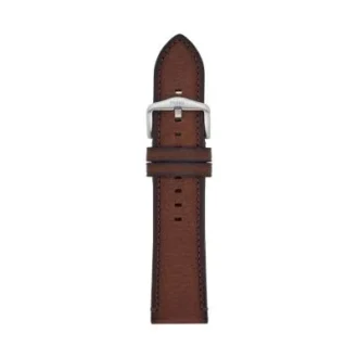 24 mm ljusbrunt LiteHide™-läderarmband