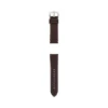 24 mm mörkbrunt LiteHide™-läderarmband 24 mm mörkbrunt LiteHide™-läderarmband