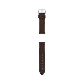 24 mm mörkbrunt LiteHide™-läderarmband 24 mm mörkbrunt LiteHide™-läderarmband