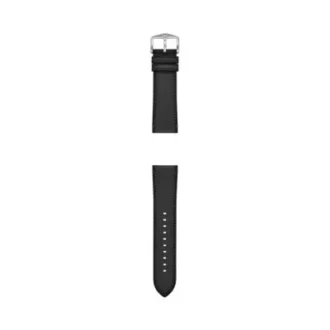 24 mm svart LiteHide™-läderarmband 24 mm svart LiteHide™-läderarmband