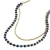 All Stacked Up Blue Lapis Beaded Necklace All Stacked Up Blue Lapis Beaded Necklace
