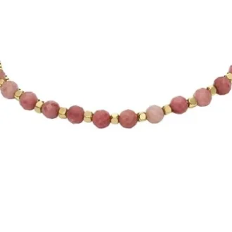 All Stacked Up Rosa rodochrositarmband med flera strängar All Stacked Up Rosa rodochrositarmband med flera strängar