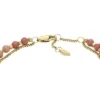 All Stacked Up Rosa rodochrositarmband med flera strängar All Stacked Up Rosa rodochrositarmband med flera strängar
