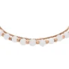 All Stacked Up Rose Quartz Chain Beaded Bracelet All Stacked Up Rose Quartz Chain Beaded Bracelet