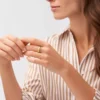 Archival Glitz guldfärgad ring i rostfritt stål Archival Glitz guldfärgad ring i rostfritt stål