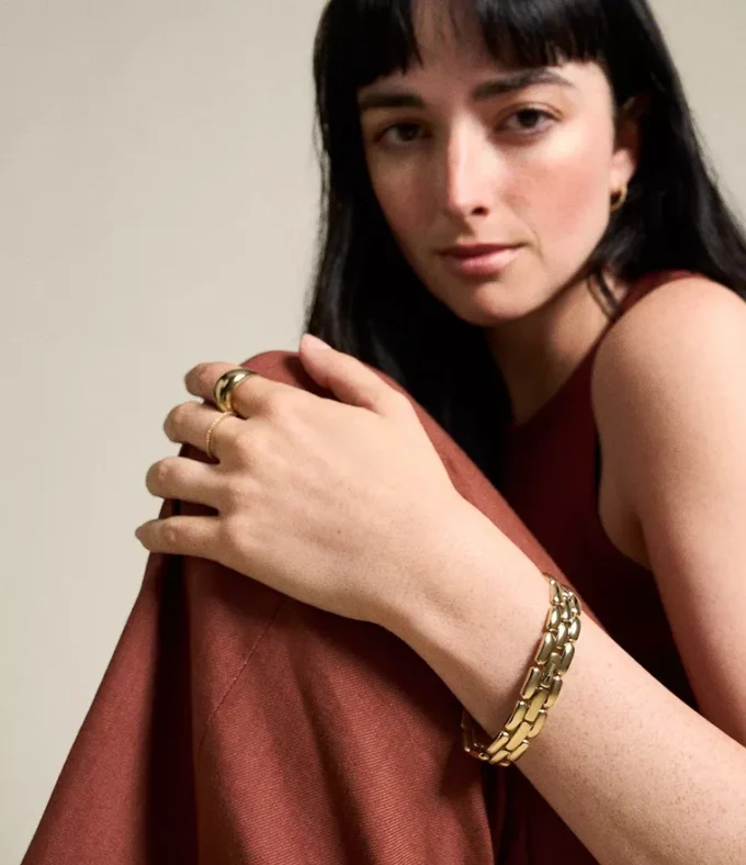 Arden Watch Links guldfärgat armband i rostfritt stål Arden Watch Links guldfärgat armband i rostfritt stål
