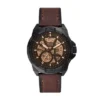 Bronson automatisk brun LiteHide™ läderklocka Bronson automatisk brun LiteHide™ läderklocka
