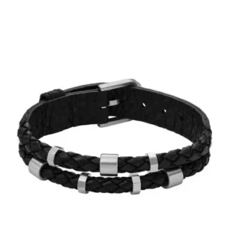 Bronson Leather Essentials Svart läderarmband Bronson Leather Essentials Svart läderarmband