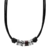 Bronson svart rondellhalsband Bronson svart rondellhalsband