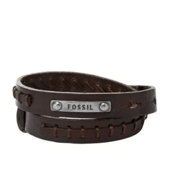 Bronson Vintage Casual Brunt dubbelvikt läderarmband Bronson Vintage Casual Brunt dubbelvikt läderarmband