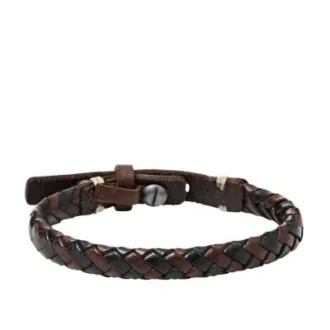 Bronson Vintage Casual flätat armband Brunt och svart Bronson Vintage Casual flätat armband Brunt och svart