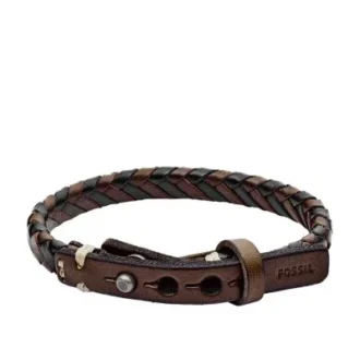 Bronson Vintage Casual flätat armband Brunt och svart Bronson Vintage Casual flätat armband Brunt och svart