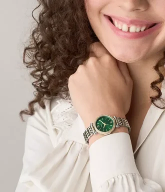 Carlie trevisare tvåfärgad rostfri klocka