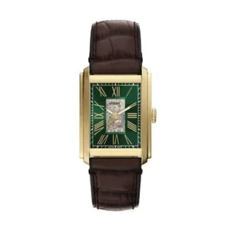 Carraway automatisk brun krokodilläderklocka Carraway automatisk brun krokodilläderklocka