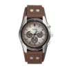 Coachman Chronograph brun läderklocka Coachman Chronograph brun läderklocka