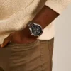 Coachman Chronograph brun läderklocka Coachman Chronograph brun läderklocka