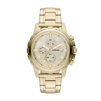 Dean Chronograph guldfärgad rostfri klocka