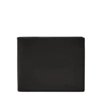 Derrick läder RFID stor plånbok med myntficka