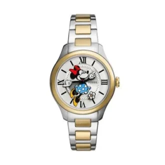Disney Minnie Mouse x Fossil Specialutgåva klassisk klocka