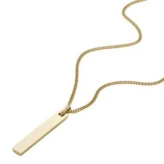 Drew guldfärgat halsband i rostfritt stål Drew guldfärgat halsband i rostfritt stål