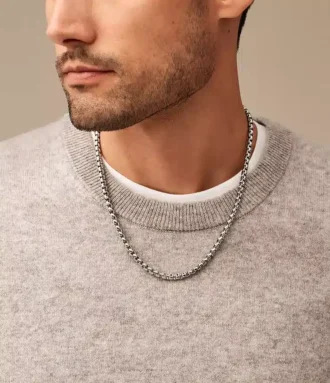 Ellis Core Chains Halsband i rostfritt stål