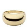 Ellis Domed Collection Guldtonad ring i rostfritt stål Ellis Domed Collection Guldtonad ring i rostfritt stål