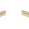 Ellis Domed Collection tvåfärgat armband i rostfritt stål Ellis Domed Collection tvåfärgat armband i rostfritt stål