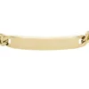 Ellis guldfärgat armband i rostfritt stål Ellis guldfärgat armband i rostfritt stål
