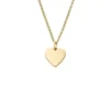 Ellis Heart guldfärgat halsband i rostfritt stål Ellis Heart guldfärgat halsband i rostfritt stål