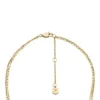 Ellis Shaky Glitz guldfärgat rostfritt stål halsband med flera strängar Ellis Shaky Glitz guldfärgat rostfritt stål halsband med flera strängar