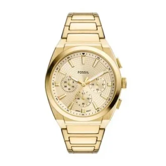 Everett Chronograph guldfärgad rostfri stålklocka