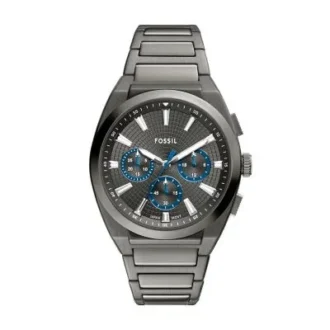 Everett Chronograph Smoke rostfritt stålklocka