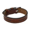 Everett Topstitch Armband i brunt läder Everett Topstitch Armband i brunt läder
