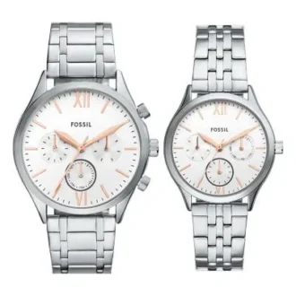 Fenmore multifunktionellt silverfärgat armbandsursset