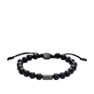 Galaxy Beads Navy Armband med pärlor av rekonstruerad sandsten Galaxy Beads Navy Armband med pärlor av rekonstruerad sandsten
