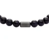 Galaxy Beads Navy Armband med pärlor av rekonstruerad sandsten